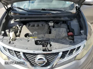 2011 Nissan Murano S with VIN JN8AZ1MW1BW184884, listed as a Copart auction lot 54466325 with 137,565 mi miles and Salvage Title. Bid and sale history available at DreamBid. Image 12.
