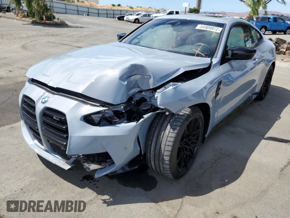 2021 BMW M4 Competition with VIN WBS33AZ02MCH58788, listed as a Copart auction lot 54909972 with 8,915 mi miles. Bid and sale history available at carsss.com. Image 2.