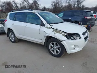 2012 Toyota RAV4 Limited with VIN 2T3DK4DV7CW073875, listed as a IAAI auction lot 41620345 with 185,640 mi miles. Bid and sale history available at carsss.com. Image 1.