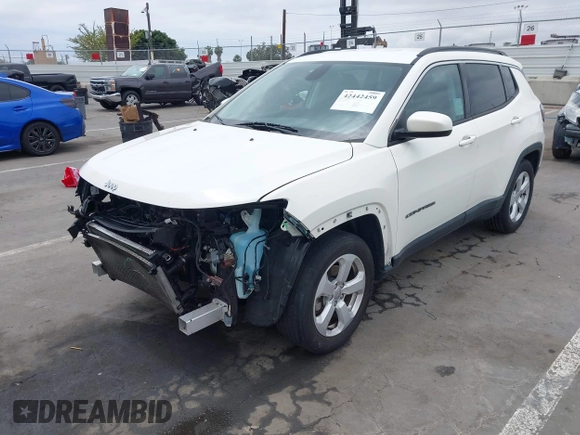 2021 Jeep Compass Latitude with VIN 3C4NJCBB6MT538682, listed as a IAAI auction lot 42442459 with 59,163 mi miles and . Bid and sale history available at DreamBid. Image 18.