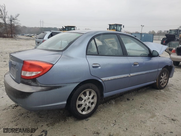 2004 Kia Rio with VIN KNADC125746330659, listed as a Copart auction lot 81547904 with 67,787 mi miles and Clean Title. Bid and sale history available at carsss.com. Image 3.