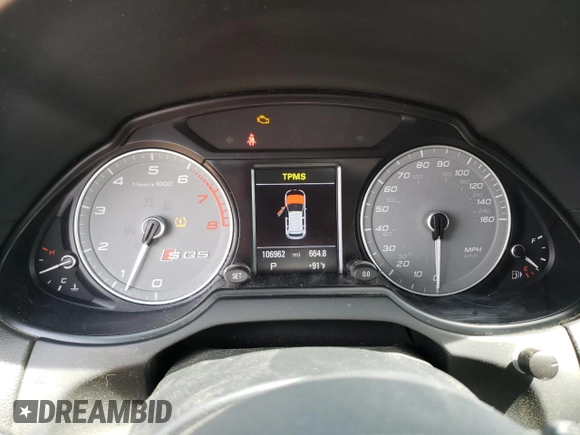 2017 Audi SQ5 Premium Plus with VIN WA1CCAFP5HA009940, listed as a Copart auction lot 55083185 with 106,962 mi miles and Salvage title. Bid and sale history available at DreamBid. Image 9.