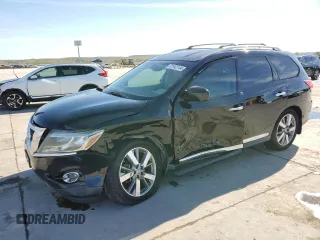 2014 Nissan Pathfinder S with VIN 5N1AR2MN3EC708448, listed as a Copart auction lot 81942144 with 167,570 mi miles and Salvage Title. Bid and sale history available at carsss.com. Image 1.