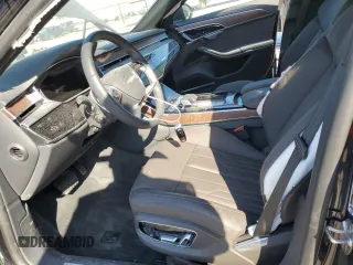 2024 Audi A8 with VIN WAULDAF81RN008674, listed as a Copart auction lot 68682444 with 539 mi miles and Salvage Title. Bid and sale history available at carsss.com. Image 7.