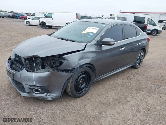 2017 Nissan Sentra SV with VIN 3N1AB7AP6HY207354, listed as a IAAI auction lot 41570823 with 109,180 mi miles. Bid and sale history available at carsss.com. Image 2.