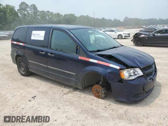2013 Ram Cargo Van Tradesman with VIN 2C4JRGAG2DR783638, listed as a Copart auction lot 51187584 with 11,576 mi miles and Salvage Title. Bid and sale history available at carsss.com. Image 4.