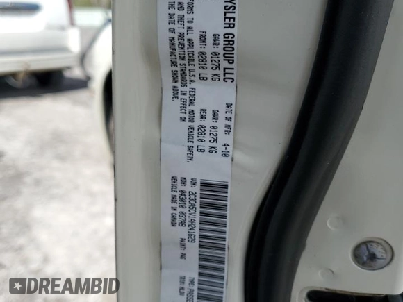 2010 Chrysler 300 Touring z VIN 2C3CA5CV1AH241629, wystawiony jako Copart lot #54841465 z przebiegiem 57 238 mil mil oraz Szkoda całkowita • Salvage title. Historia ofert i sprzedaży dostępna na DreamBid. Obrazek 12.