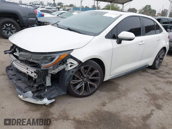 2020 Toyota Corolla XSE with VIN 5YFT4RCE4LP050195, listed as a IAAI auction lot 41895558 with 95,575 mi miles. Bid and sale history available at carsss.com. Image 2.
