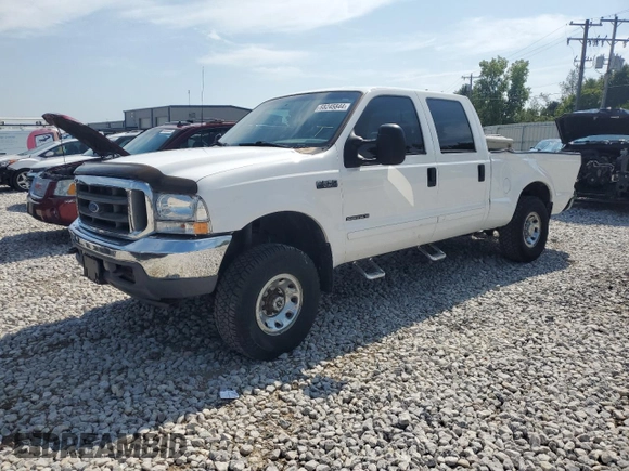 2002 Ford Super Duty F-250 XL with VIN 1FTNW21F72ED29593, listed as a Copart auction lot 68245844 with 301,129 mi miles and Salvage Title. Bid and sale history available at carsss.com. Image 1.
