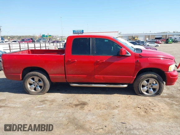 2004 Dodge 1500 SLT with VIN 1D7HA18D94J121080, listed as a IAAI auction lot 41986179 with 217,390 mi miles and . Bid and sale history available at carsss.com. Image 13.