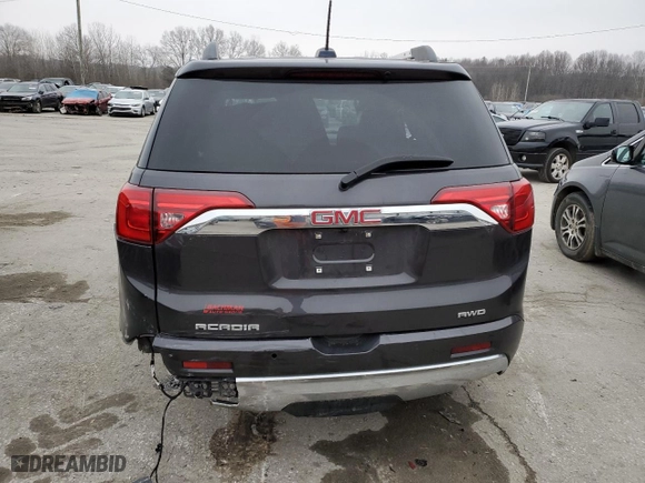 2017 GMC Acadia Denali with VIN 1GKKNXLS5HZ138726, listed as a Copart auction lot 85706874 with 94,087 mi miles and Salvage Title. Bid and sale history available at carsss.com. Image 6.