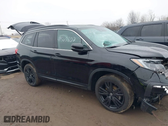 2021 Honda Pilot Special Edition with VIN 5FNYF6H23MB047850, listed as a IAAI auction lot 41565802 with Not Provided miles. Bid and sale history available at carsss.com. Image 13.