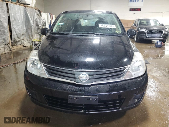 2012 Nissan Versa S with VIN 3N1BC1CP7CK805539, listed as a Copart auction lot 48531765 with 51,058 mi miles and Salvage Title. Bid and sale history available at carsss.com. Image 5.