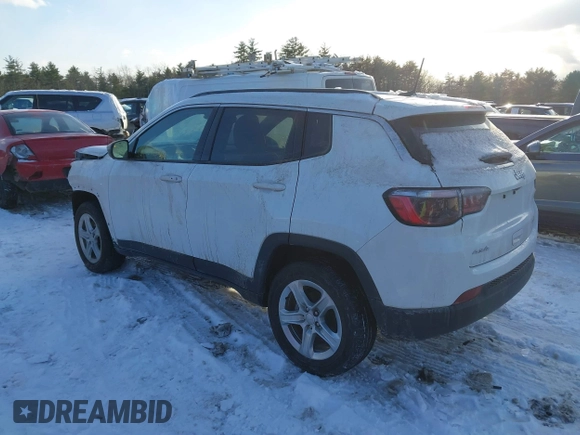 2023 Jeep Compass Latitude with VIN 3C4NJDBN0PT561444, listed as a IAAI auction lot 41508115 with 14,966 mi miles and . Bid and sale history available at DreamBid. Image 3.