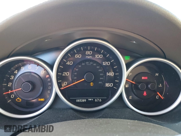 2011 Acura RL Technology with VIN JH4KB2F60BC000509, listed as a Copart auction lot 86744244 with 83,289 mi miles and Salvage Title. Bid and sale history available at DreamBid. Image 9.
