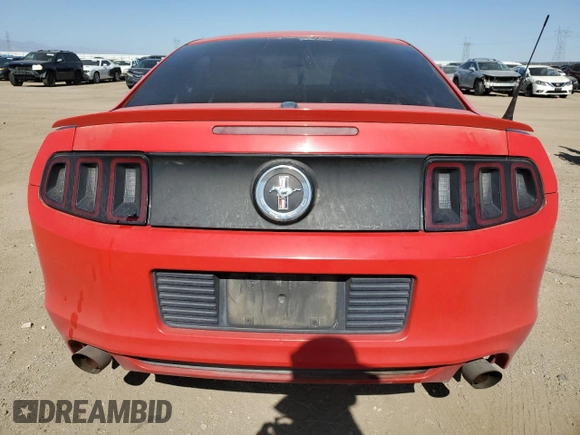 2013 Ford Mustang V6 with VIN 1ZVBP8AM5D5227503, listed as a Copart auction lot 61601645 with 155,178 mi miles and Salvage title. Bid and sale history available at DreamBid. Image 6.