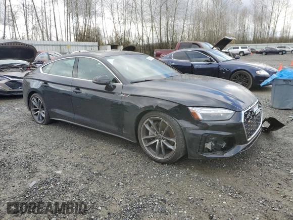 2023 Audi A5 Sportback S line Premium с VIN WAUDACF50PA022391, выставлен на аукционе Copart как лот 80584304 с пробегом 10 792 миль миль и Списание • Salvage title. История ставок и продаж доступна на DreamBid. Изображение 4.