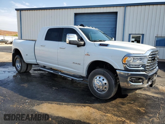 2024 Ram 3500 Longhorn with VIN 3C63RRNL8RG149556, listed as a Copart auction lot 58058734 with 83 mi miles and Clean Title. Bid and sale history available at carsss.com. Image 4.