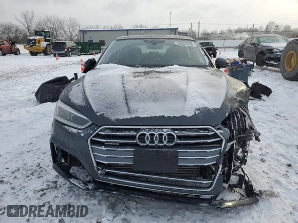 2018 Audi A5 Sportback Prestige with VIN WAUFNCF57JA131158, listed as a Copart auction lot 39342624 with 86,373 mi miles. Bid and sale history available at carsss.com. Image 5.