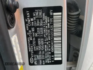 2012 Hyundai Veracruz Limited z VIN KM8NU4CC7CU201426, wystawiony jako Copart lot #60666225 z przebiegiem 145 084 mil mil oraz Szkoda całkowita • Salvage title. Historia ofert i sprzedaży dostępna na DreamBid. Obrazek 13.