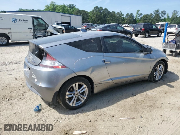 2012 Honda CR-Z EX with VIN JHMZF1D6XCS004834, listed as a Copart auction lot 53790365 with 109,828 mi miles and Salvage title. Bid and sale history available at DreamBid. Image 3.