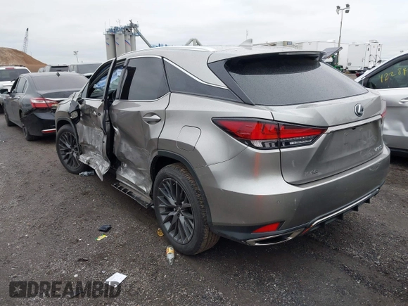 2020 Lexus RX 350 F Sport Performance with VIN 2T2YZMDAXLC234736, listed as a IAAI auction lot 42311426 with 55,955 mi miles and . Bid and sale history available at DreamBid. Image 3.
