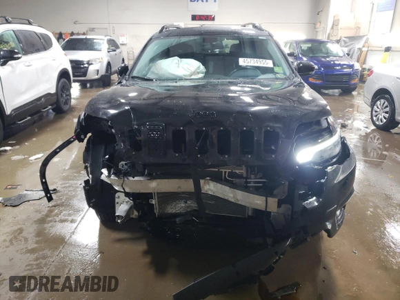 2020 Jeep Cherokee Altitude with VIN 1C4PJMLB9LD576053, listed as a Copart auction lot 45734955 with 55,902 mi miles and Salvage Title. Bid and sale history available at carsss.com. Image 5.