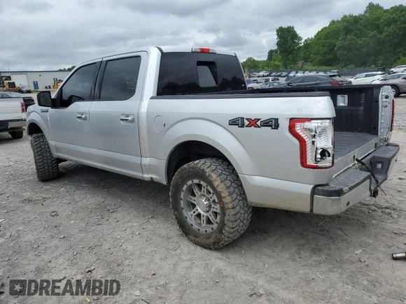 2016 Ford F-150 XLT with VIN 1FTEW1EF7GFD16686, listed as a Copart auction lot 56043975 with 105,709 mi miles and Salvage title. Bid and sale history available at DreamBid. Image 2.