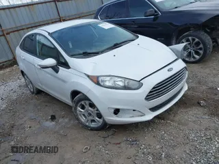 2014 Ford Fiesta SE with VIN 3FADP4BJ4EM240110, listed as a IAAI auction lot 41651752 with 105,266 mi miles. Bid and sale history available at carsss.com. Image 1.