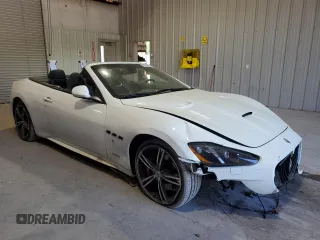 2015 Maserati GranTurismo Sport with VIN ZAM45VMA2F0143684, listed as a Copart auction lot 56464915 with 48,303 mi miles and Salvage title. Bid and sale history available at DreamBid. Image 4.