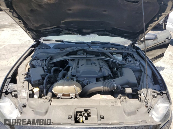 2018 Ford Mustang EcoBoost with VIN 1FA6P8THXJ5114474, listed as a Copart auction lot 59104405 with 54,220 mi miles and Salvage title. Bid and sale history available at DreamBid. Image 11.