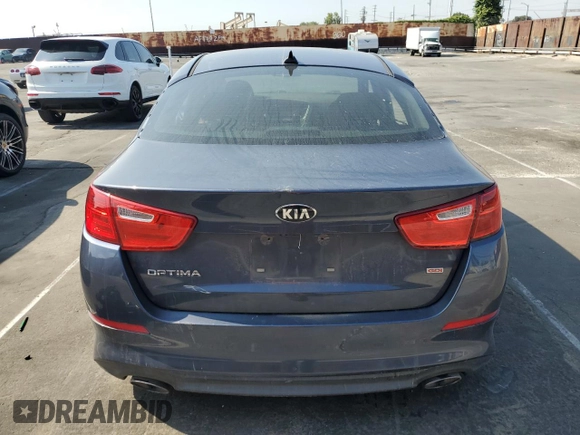 2015 Kia Optima LX with VIN 5XXGM4A71FG480398, listed as a Copart auction lot 54354545 with Not Provided miles and Salvage Title. Bid and sale history available at carsss.com. Image 6.
