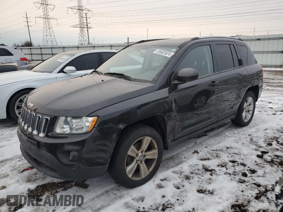 2011 Jeep Compass Latitude with VIN 1J4NT1FB2BD208396, listed as a Copart auction lot 85683924 with 132,603 mi miles and Salvage Title. Bid and sale history available at carsss.com. Image 1.