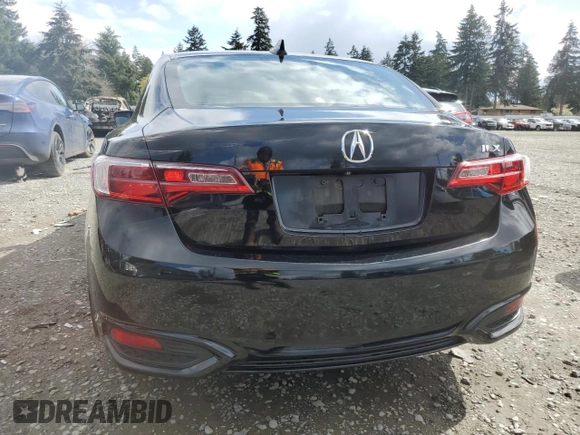 2017 Acura ILX w/Premium Pkg with VIN 19UDE2F71HA004701, listed as a Copart auction lot 51610785 with 82,600 mi miles and Salvage Title. Bid and sale history available at carsss.com. Image 6.