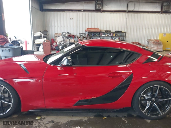 2020 Toyota GR Supra 3.0 with VIN WZ1DB4C05LW024618, listed as a IAAI auction lot 41862297 with 15,382 mi miles. Bid and sale history available at carsss.com. Image 14.