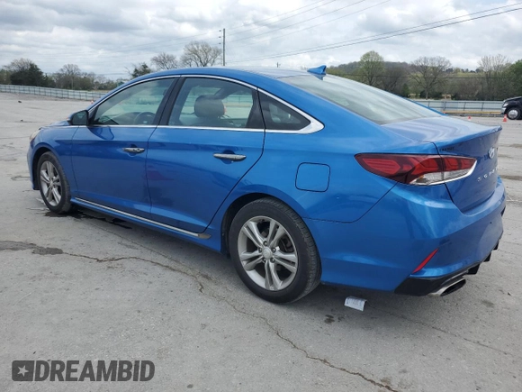2018 Hyundai Sonata SEL with VIN 5NPE34AF8JH639903, listed as a Copart auction lot 50954785 with 71,135 mi miles and Salvage Title. Bid and sale history available at DreamBid. Image 2.
