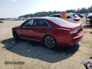2017 Lincoln Continental Reserve with VIN 1LN6L9NC2H5610615, listed as a Copart auction lot 64958794 with 88,520 mi miles and Salvage Title. Bid and sale history available at carsss.com. Image 2.