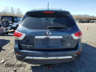2016 Nissan Pathfinder Platinum with VIN 5N1AR2MM6GC622335, listed as a Copart auction lot 52738865 with 84,249 mi miles and Salvage Title. Bid and sale history available at carsss.com. Image 6.
