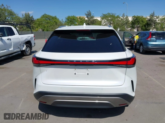 2024 Lexus RX 350h with VIN 2T2BBMCA2RC041498, listed as a IAAI auction lot 42267376 with 14,263 mi miles and . Bid and sale history available at DreamBid. Image 17.