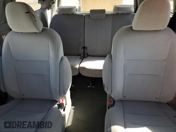 2015 Toyota Sienna LE with VIN 5TDJK3DC2FS126466, listed as a Copart auction lot 61165105 with 56,634 mi miles and Salvage title. Bid and sale history available at DreamBid. Image 10.