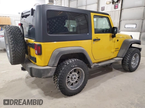 2011 Jeep Wrangler Sport with VIN 1J4GA2D17BL556764, listed as a Copart auction lot 50212845 with 88,973 mi miles and Clean Title. Bid and sale history available at carsss.com. Image 3.