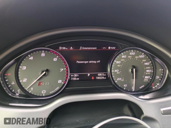 2015 Audi S8 с VIN WAUK2AFDXFN017156, выставлен на аукционе Copart как лот 50602605 с пробегом 100 224 миль миль и Списание • Salvage title. История ставок и продаж доступна на DreamBid. Изображение 9.