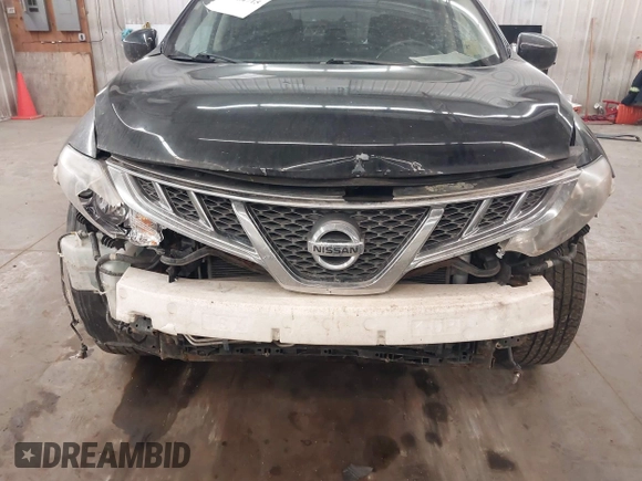 2012 Nissan Murano S with VIN JN8AZ1MW4CW202294, listed as a IAAI auction lot 41764715 with 160,637 mi miles. Bid and sale history available at carsss.com. Image 6.