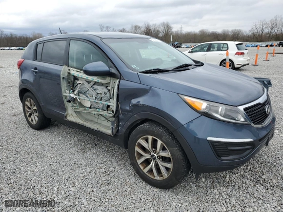 2016 Kia Sportage LX with VIN KNDPB3AC9G7830674, listed as a Copart auction lot 51130925 with 109,770 mi miles and Salvage Title. Bid and sale history available at carsss.com. Image 4.