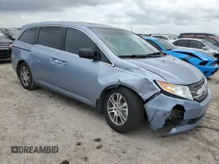 2011 Honda Odyssey EX-L with VIN 5FNRL5H63BB098207, listed as a Copart auction lot 55245875 with 127,197 mi miles and Salvage Title. Bid and sale history available at DreamBid. Image 5.