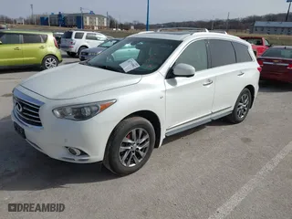 2015 Infiniti QX60 with VIN 5N1AL0MM8FC528851, listed as a IAAI auction lot 41744982 with NaN miles. Bid and sale history available at carsss.com. Image 17.