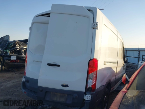2015 Ford Transit Cargo with VIN 1FTNR2CMXFKB08404, listed as a IAAI auction lot 41752771 with Not Provided miles. Bid and sale history available at carsss.com. Image 4.