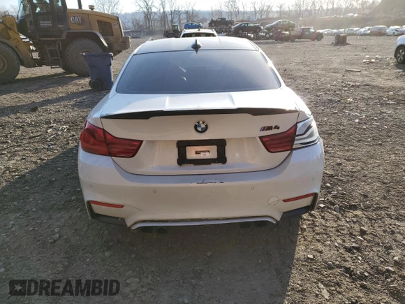 2018 BMW M4 with VIN WBS4Y9C57JAA92303, listed as a Copart auction lot 38811093 with 0 mi miles. Bid and sale history available at carsss.com. Image 6.
