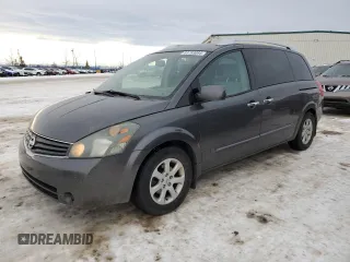 2007 Nissan Quest S with VIN 5N1BV28UX7N111516, listed as a Copart auction lot 83789084 with 369,266 mi miles and Clean Title. Bid and sale history available at carsss.com. Image 1.