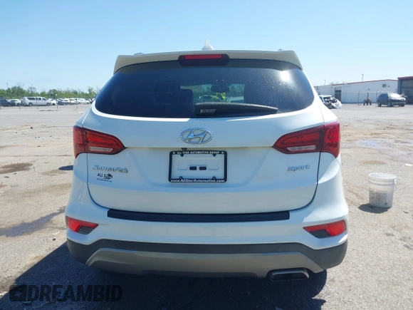 2018 Hyundai Santa Fe Sport 2.4L with VIN 5XYZU3LBXJG522477, listed as a IAAI auction lot 41981849 with 64,964 mi miles. Bid and sale history available at carsss.com. Image 16.